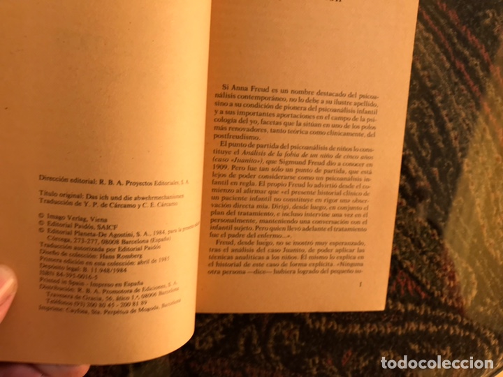 Libros de segunda mano: El yo y los mecanismos de defensa. Anna Freud - Foto 2