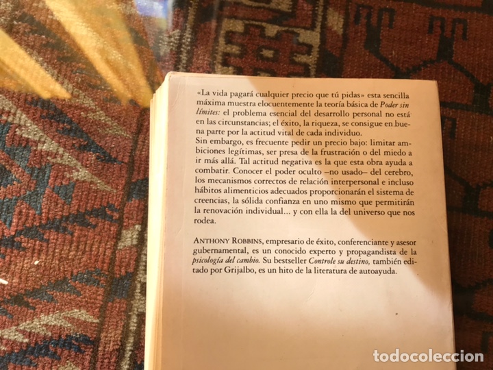 Libros de segunda mano: Poder sin l&iacute;mites. Anthony Robbins - Foto 2
