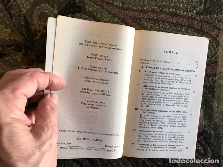 Libros de segunda mano: El yo y los mecanismos de defensa. Anne Freud - Foto 3