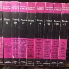 Libros de segunda mano: SIGMUND FREUD OBRAS COMPLETAS BIBLIOTECA NUEVA, 1972-1975. 9 VOLÚMENES PSICOLOGÍA PSICOANÁLISIS