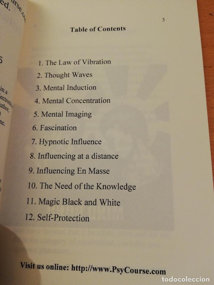 Libros de segunda mano: PRACTICAL MENTAL INFLUENCE AND MENTAL FASCINATION (WILLIAM ATKINSON) - Foto 3
