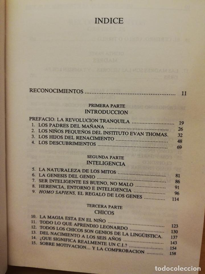 Libros de segunda mano: COMO MULTIPLICAR LA INTELIGENCIA DE SU BEBE (GLENN DOMAN) - Foto 4