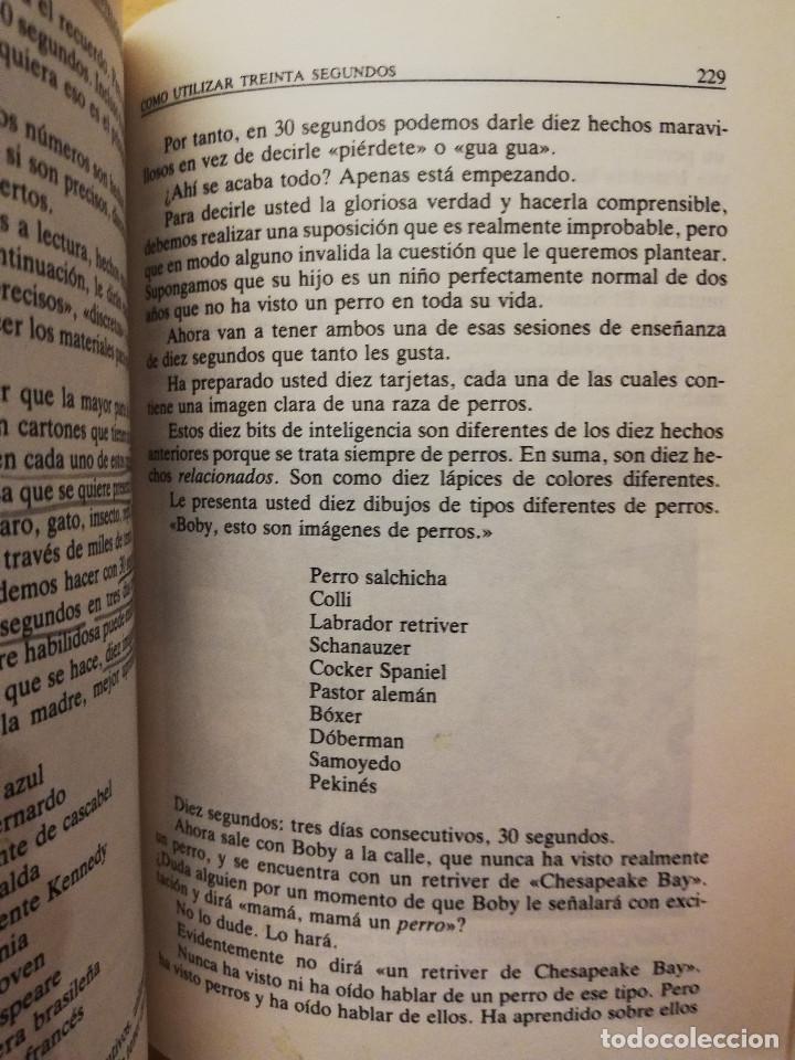 Libros de segunda mano: COMO MULTIPLICAR LA INTELIGENCIA DE SU BEBE (GLENN DOMAN) - Foto 6