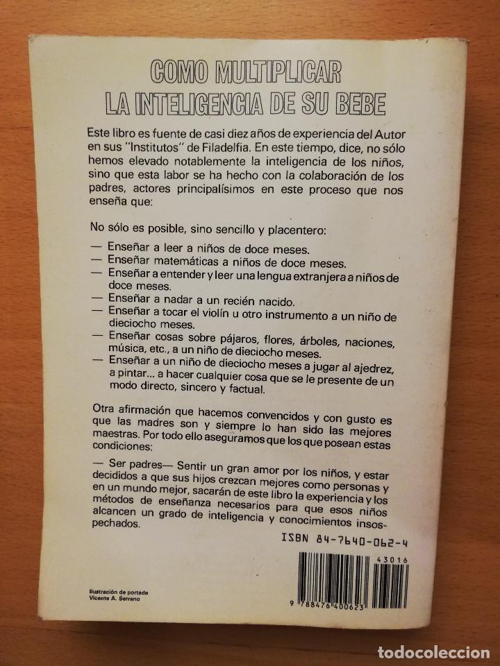Libros de segunda mano: COMO MULTIPLICAR LA INTELIGENCIA DE SU BEBE (GLENN DOMAN) - Foto 11