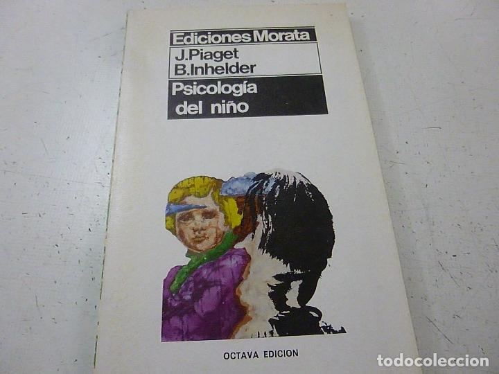 Libros de segunda mano: PSICOLOGIA DEL NI&Ntilde;O-J.PIAGET- B.INHELDER -F11