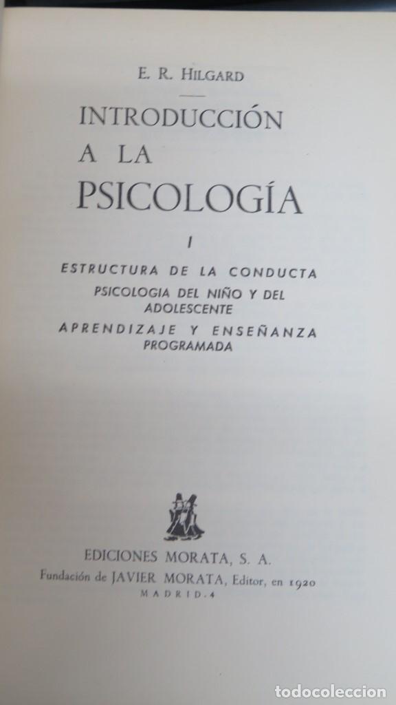 Libros de segunda mano: INTRODUCCION A LA PSICOLOGIA. HILGARD. 2 TOMOS - Foto 2
