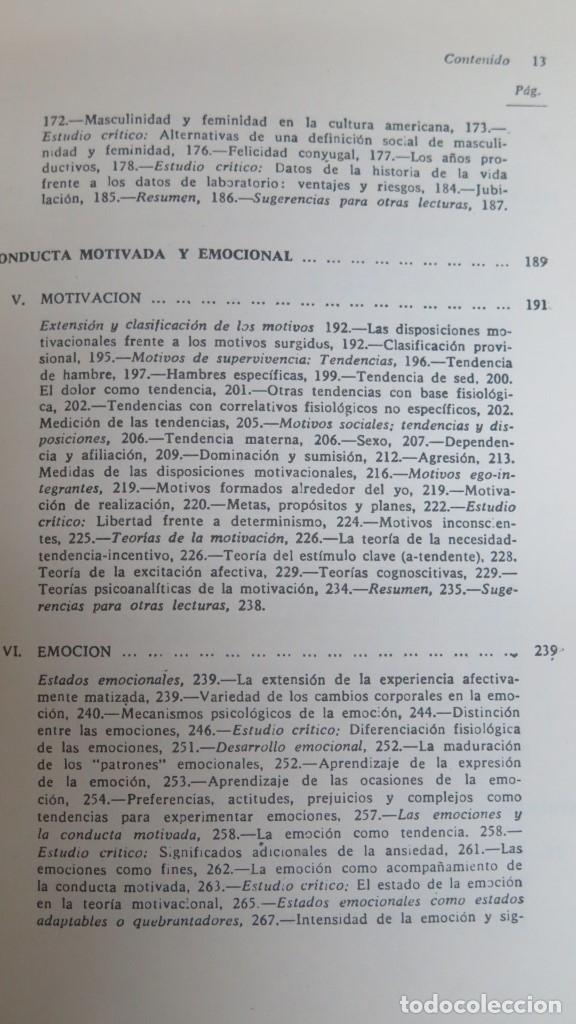 Libros de segunda mano: INTRODUCCION A LA PSICOLOGIA. HILGARD. 2 TOMOS - Foto 5