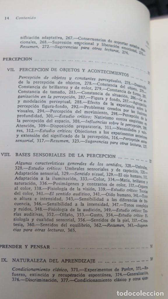 Libros de segunda mano: INTRODUCCION A LA PSICOLOGIA. HILGARD. 2 TOMOS - Foto 6