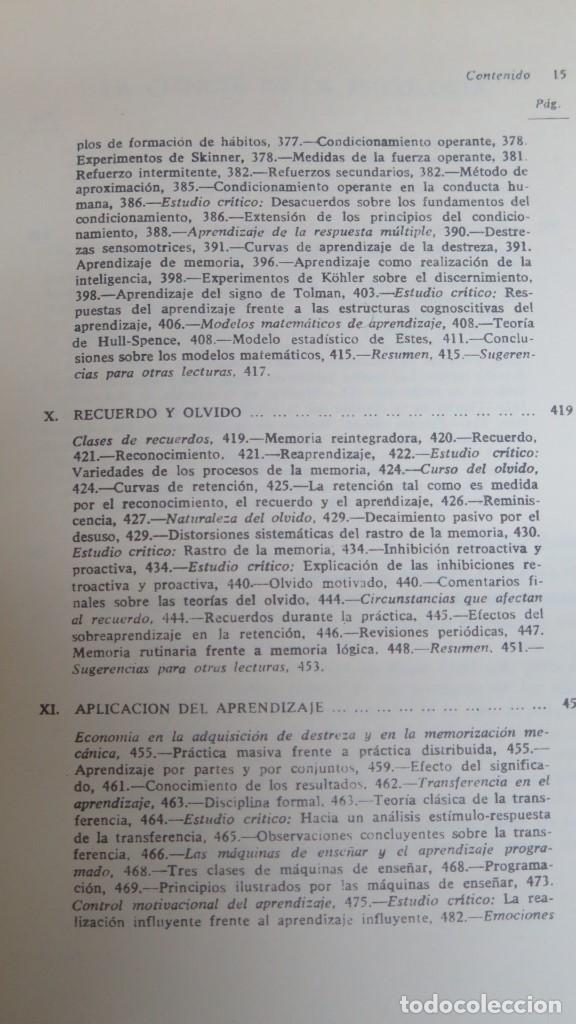 Libros de segunda mano: INTRODUCCION A LA PSICOLOGIA. HILGARD. 2 TOMOS - Foto 7