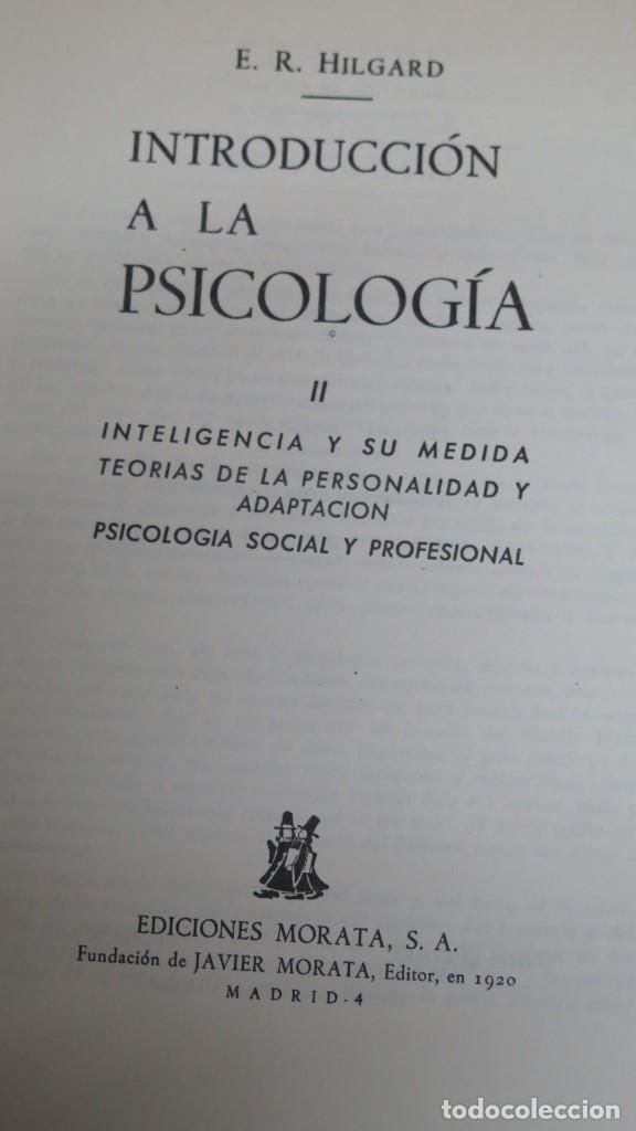 Libros de segunda mano: INTRODUCCION A LA PSICOLOGIA. HILGARD. 2 TOMOS - Foto 9