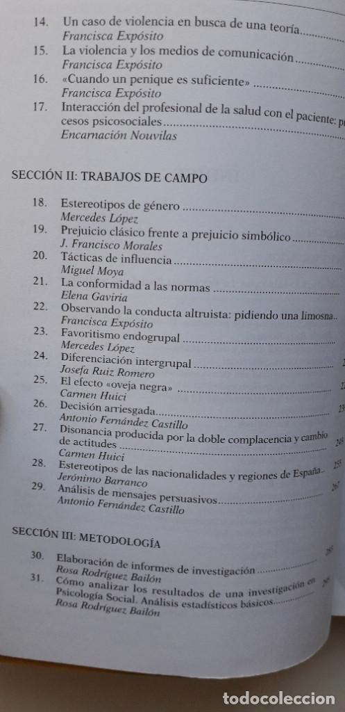 Libros de segunda mano: PRACTICAS DE PSICOLOGIA SOCIAL - VV.AA. - Foto 5
