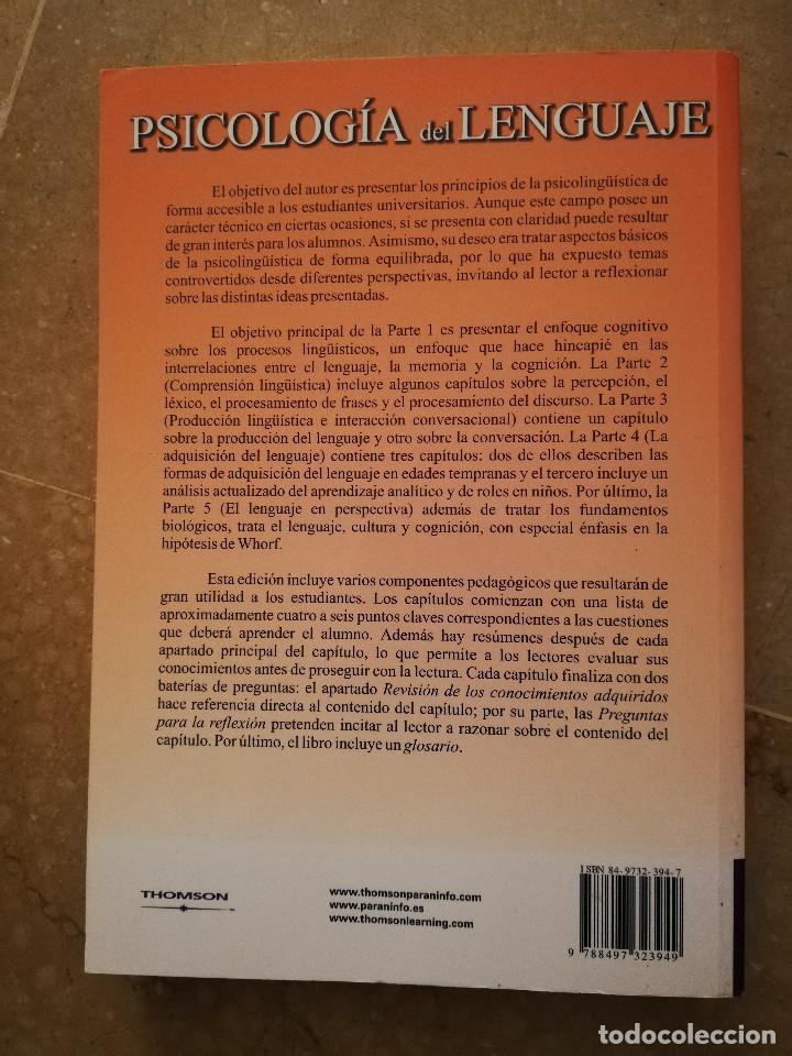 Psicologia Del Lenguaje David W Carroll 4ª E Sold Through Direct Sale