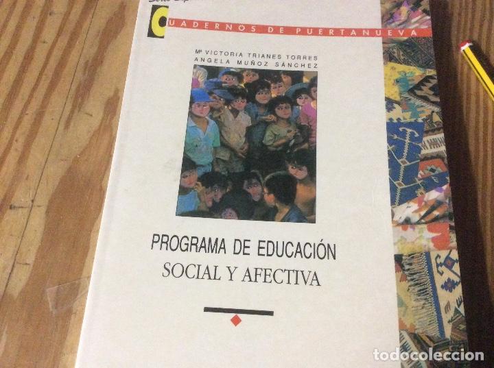 Gebrauchte B&uuml;cher: Programa de educacion social y afectiva victoria trianes y angela mu&ntilde;oz cuadernos de puerta nueva