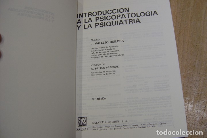 introducción a la psicopatología y la psiquiatr - Comprar Libros de