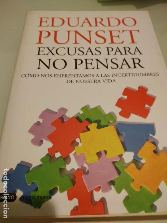 Libros de segunda mano: Eduardo punset excusas para no pensar - Foto 1