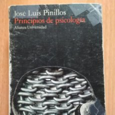 Libros de segunda mano: JOSÉ LUIS PINILLOS - PRINCIPIOS DE PSICOLOGÍA. Lote 162454582