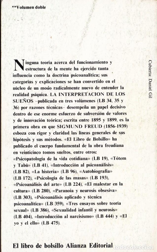 Libros de segunda mano: SIGMUND FREUD. 5 LIBROS ALIANZA EDITORIAL - Foto 6