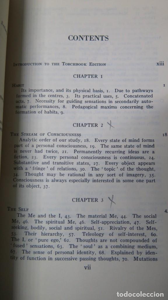 Libros de segunda mano: BRIEFER COURSE. WILLIAM JAMES. PSYCHOLOGY - Foto 2