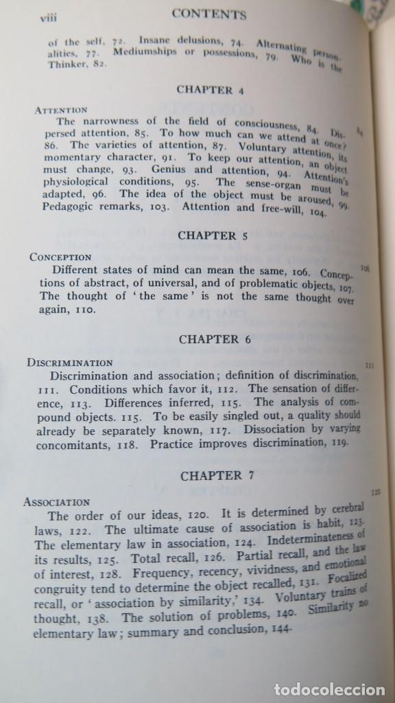 Libros de segunda mano: BRIEFER COURSE. WILLIAM JAMES. PSYCHOLOGY - Foto 3