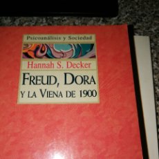 Libros de segunda mano: FREUD, DORA Y LA VIENA DE 1900 (DECKER, HANNAH S.). Lote 172334692