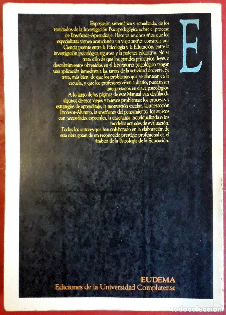 Libros de segunda mano: VV. AA. . Psicolog&iacute;a de la educaci&oacute;n - Foto 2