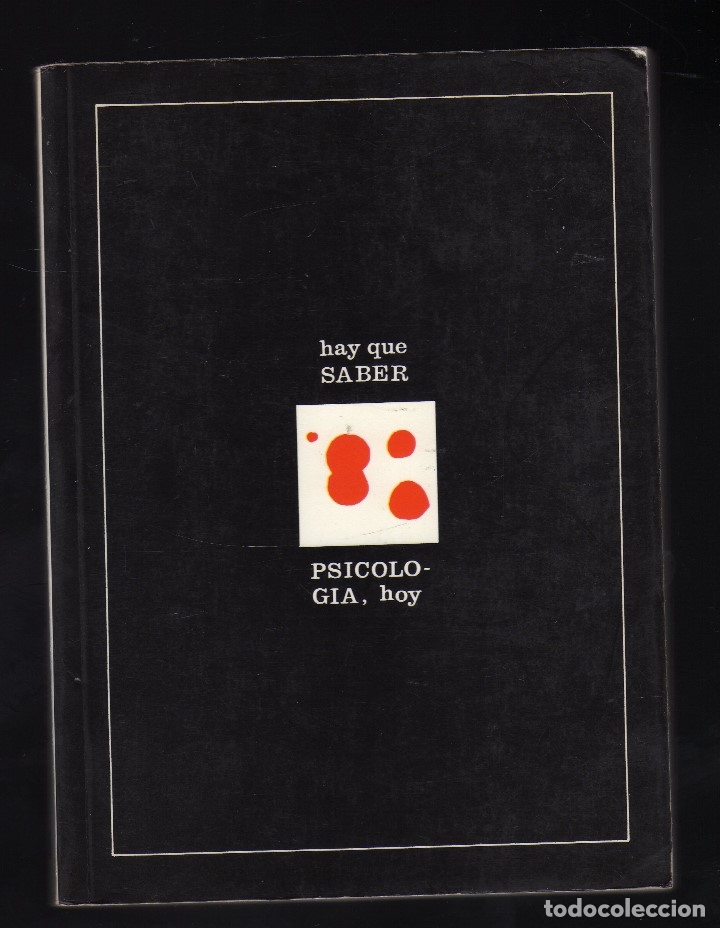 Libri di seconda mano: PSICOLOG&Iacute;A, HOY POR CARLOS GARC&Iacute;A PLEY&Aacute;N (Pr&oacute;logo de Luis Oller-Daurella) - 9&ordf; edici&oacute;n: 1989 -