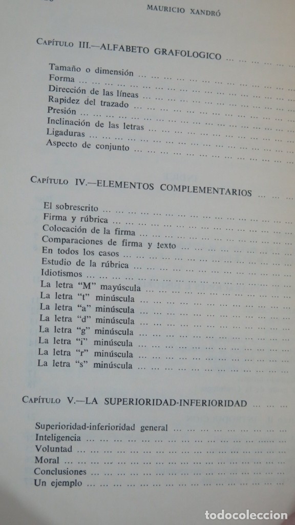 Libros de segunda mano: GRAFOLOGIA ELEMENTAL. MAURICIO XANDR&Oacute; - Foto 3