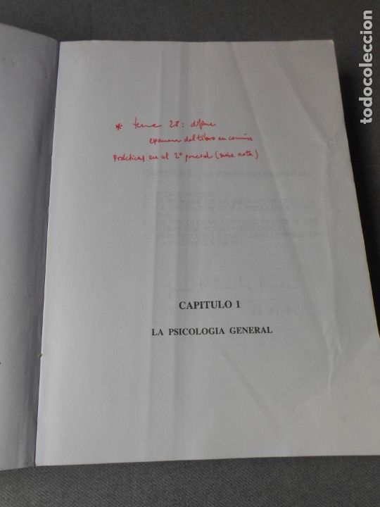 Libros de segunda mano: PSICOLOGIA GENERAL I - Foto 3
