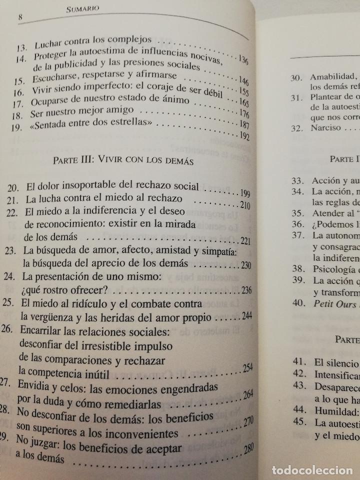 Libros de segunda mano: PR&Aacute;CTICAS DE AUTOESTIMA (CHRISTOPHE ANDR&Eacute;) KAIR&Oacute;S - Foto 4