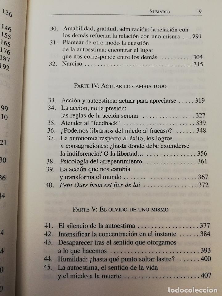 Libros de segunda mano: PR&Aacute;CTICAS DE AUTOESTIMA (CHRISTOPHE ANDR&Eacute;) KAIR&Oacute;S - Foto 5