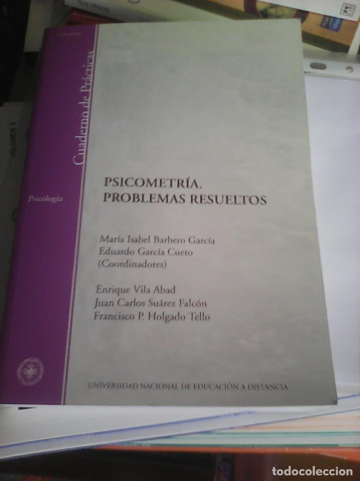 Libros de segunda mano: Psicometr&iacute;a problemas resueltos - Foto 1