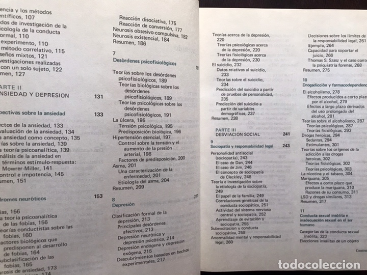 Libros de segunda mano: Psicolog&iacute;a de la conducta anormal. Gerald G. Davison - Foto 9
