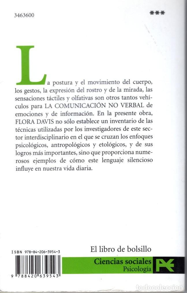 Libros de segunda mano: LA COMUNICACI&Oacute;N NO VERBAL. FLORA DAVIS - Foto 2