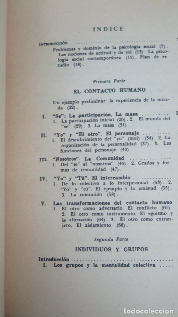 Libros de segunda mano: PSICOLOGIA SOCIAL. maisonneuve - Foto 2