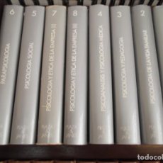 Libros de segunda mano: PSICOLOGIA Y PARAPSICOLOGIA,OCHO TOMOS.PLAZA Y JANES. Lote 193361030