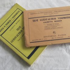 Libros de segunda mano: TEST GUESTALTICO VISOMOTOR, LAURETTA BENDES, LIBRO + SOBRE CON TARJETAS E IMPRESOS. Lote 196356433