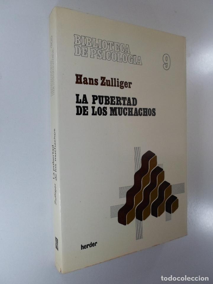 la pubertad de los muchachos hans zulliger - Compra venta en todocoleccion