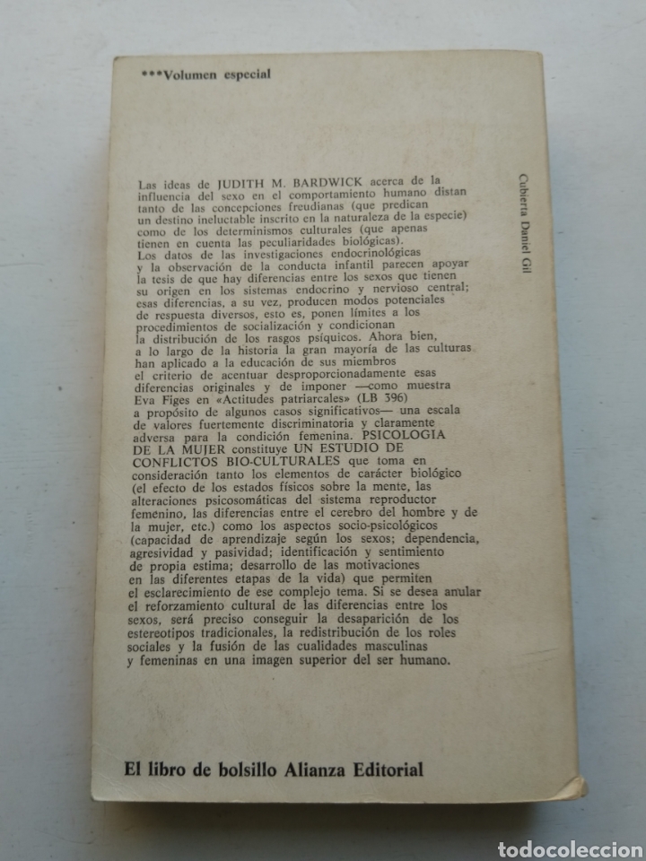 Libros de segunda mano: PSICOLOG&Iacute;A DE LA MUJER/JUDITH M. BARDWICK - Foto 2