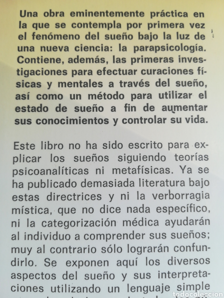 Libros de segunda mano: Interpretaci&oacute;n pr&aacute;ctica de los sue&ntilde;os Hans Holzer Mart&iacute;nez Roca 1984 - Foto 3