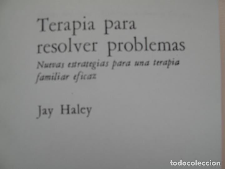 Libros de segunda mano: TERAPIA PARA RESOLVER PROBLEMAS.- JAY HALEY - Foto 1