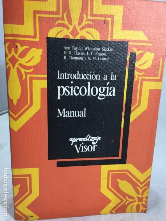 Libros de segunda mano: INTRODUCCION A LA PSICOLOGIA. MANUAL VISOR. 1984 - Foto 1