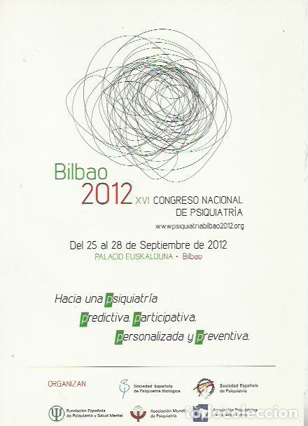 Second hand books: XVI Congreso Nacional de Psiquiatr&iacute;a.Bilbao.2012.