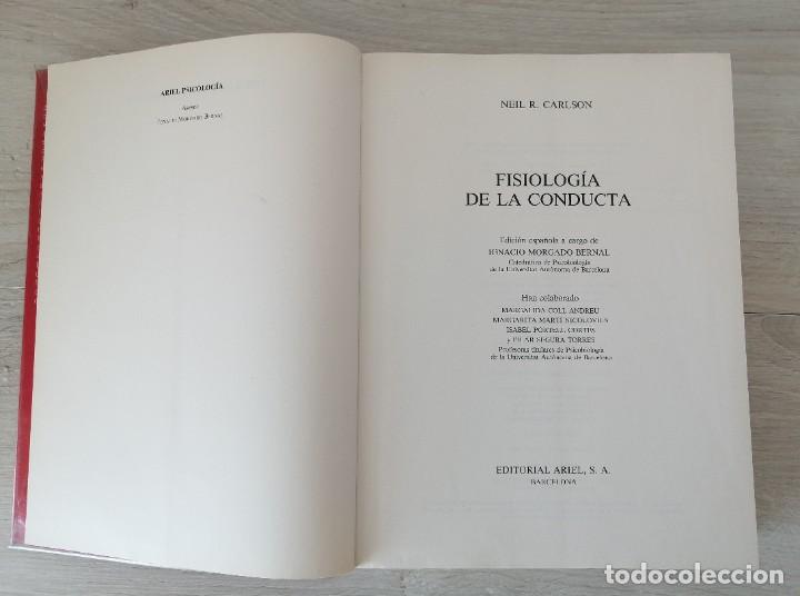 Libros de segunda mano: Fisiolog&iacute;a de la conducta - Foto 3