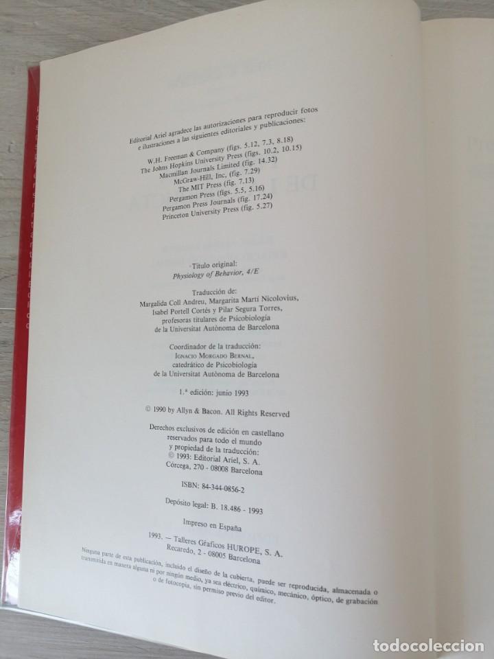 Libros de segunda mano: Fisiolog&iacute;a de la conducta - Foto 4