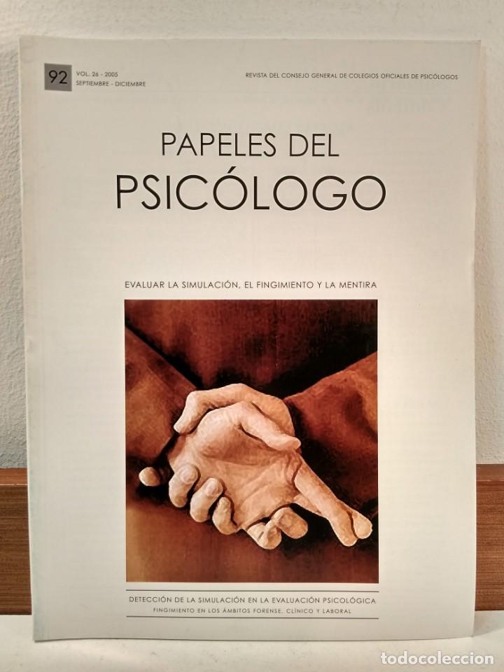 Papeles Del Psicólogo. Evaluar La Simulación, E - Comprar Libros De ...