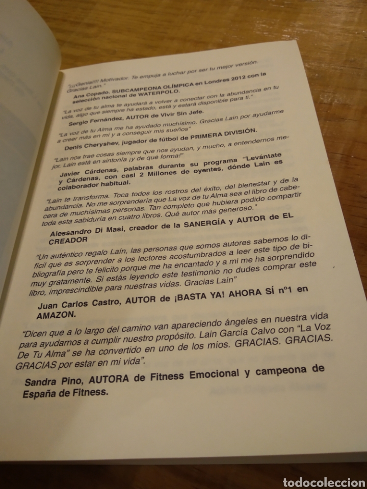 Libros de segunda mano: LA VOZ DE TU ALMA. LAIN #5062 - Foto 4