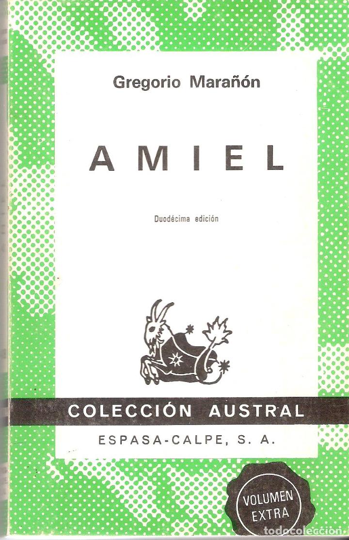 Libros de segunda mano: AMIEL - GREGORIO MARA&Ntilde;ON - Foto 1