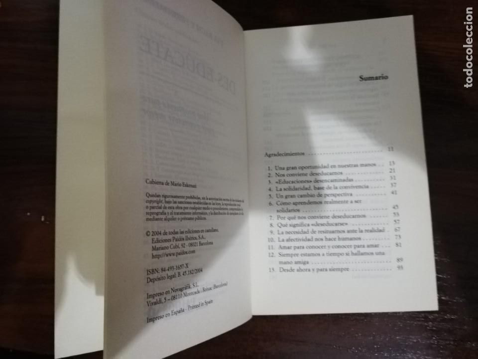Libros de segunda mano: DES-ED&Uacute;CATE. EVA BACH / PERE DARDER - Foto 3