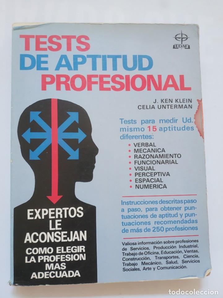 Libros de segunda mano: TESTS DE APTITUD PROFESIONAL.- J. KEN KLEIN - Foto 1