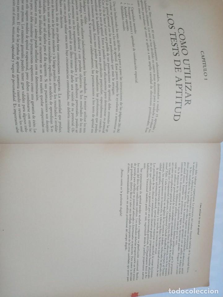 Libros de segunda mano: TESTS DE APTITUD PROFESIONAL.- J. KEN KLEIN - Foto 3